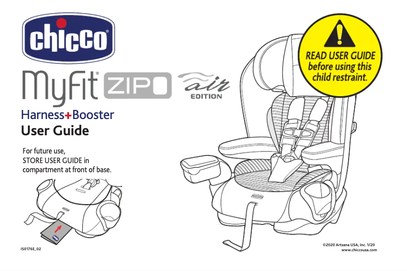 Página 1 del manual Manual de usuario Chicco MyFit Zip Air
