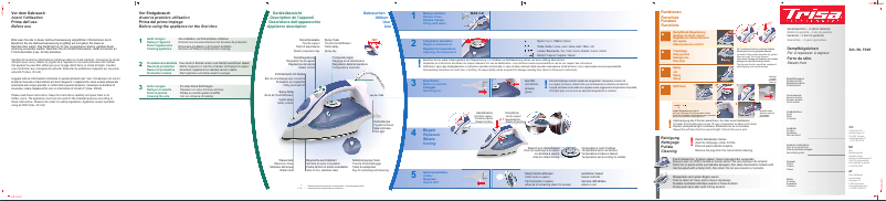 Imagen de la primera página del manual del dispositivo Multi Steam 2000