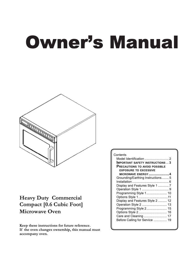 Página 1 del manual Manual de usuario ACP HDC212