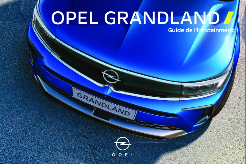 Página nº 1 - Manual de usuario Opel Grandland (2022)