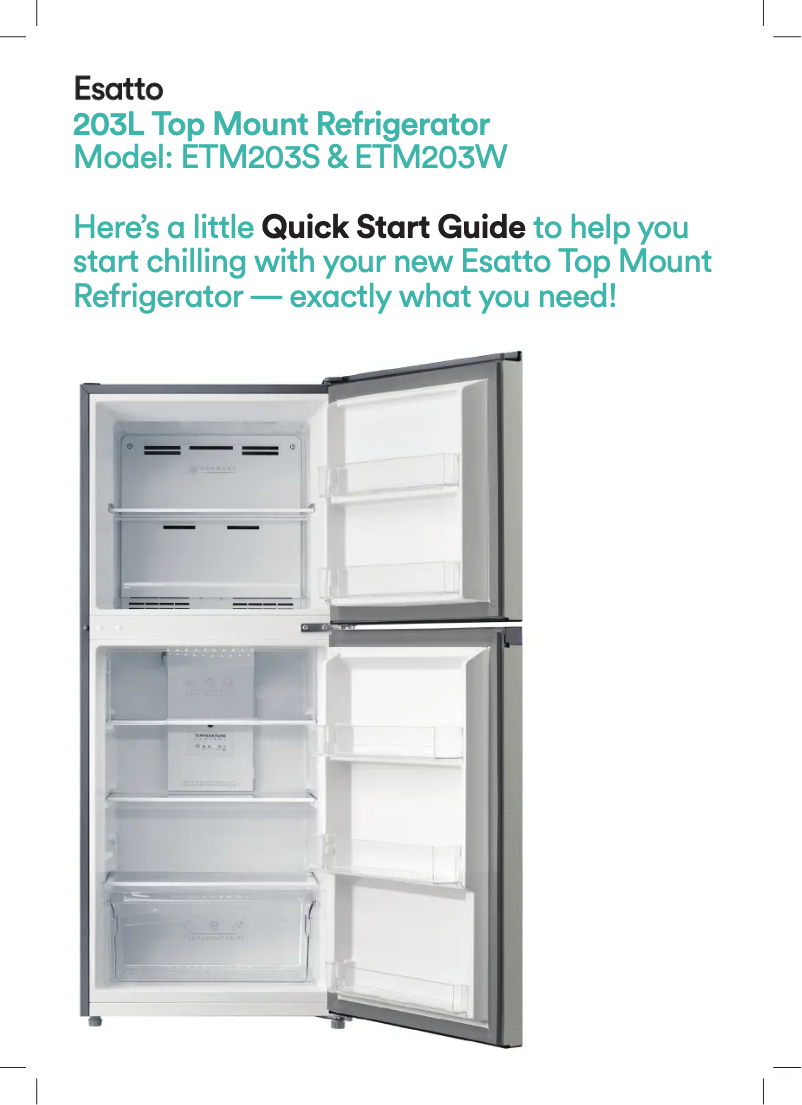 Imagen de la primera página del manual del dispositivo ETM203W