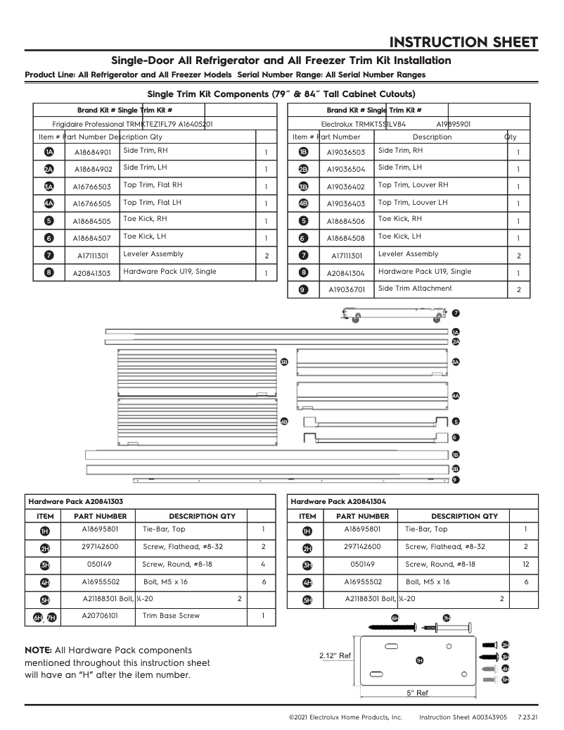 Imagen de la primera página del manual del dispositivo TRMKTEZ1FL79