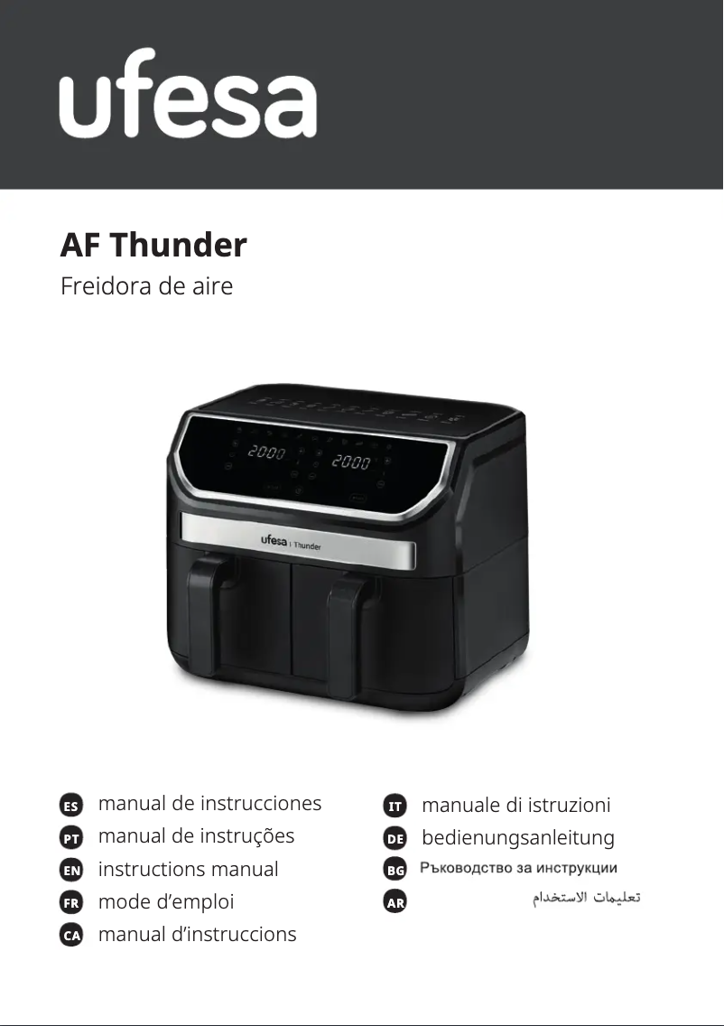 Página 1 del manual Manual de usuario Ufesa Thunder