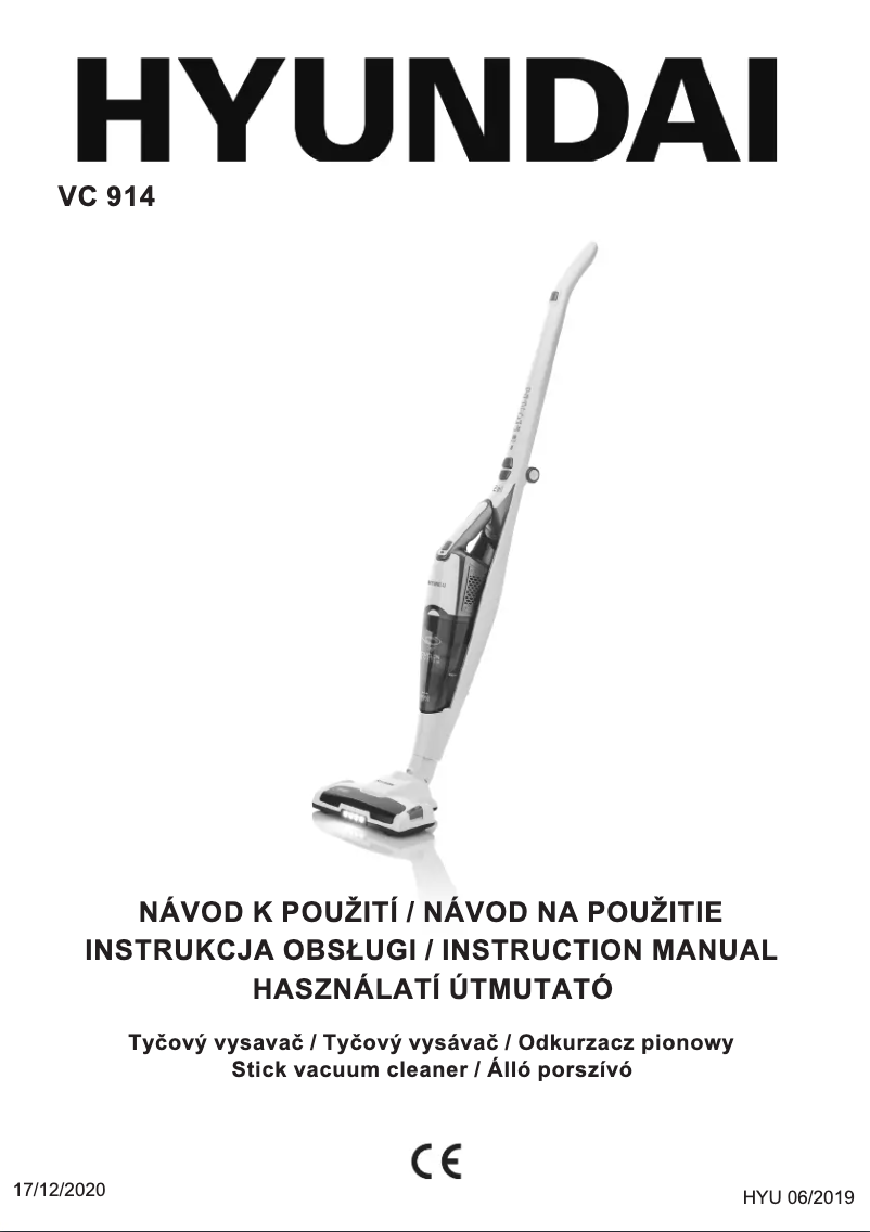 Imagen de la primera página del manual del dispositivo VC 914