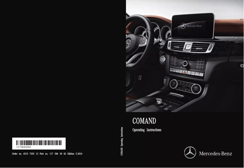 Página 1 del manual Manual de usuario Mercedes-Benz Comand (2016)