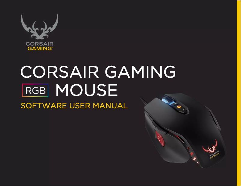 Página nº 1 - Manual de usuario Corsair M65 RGB
