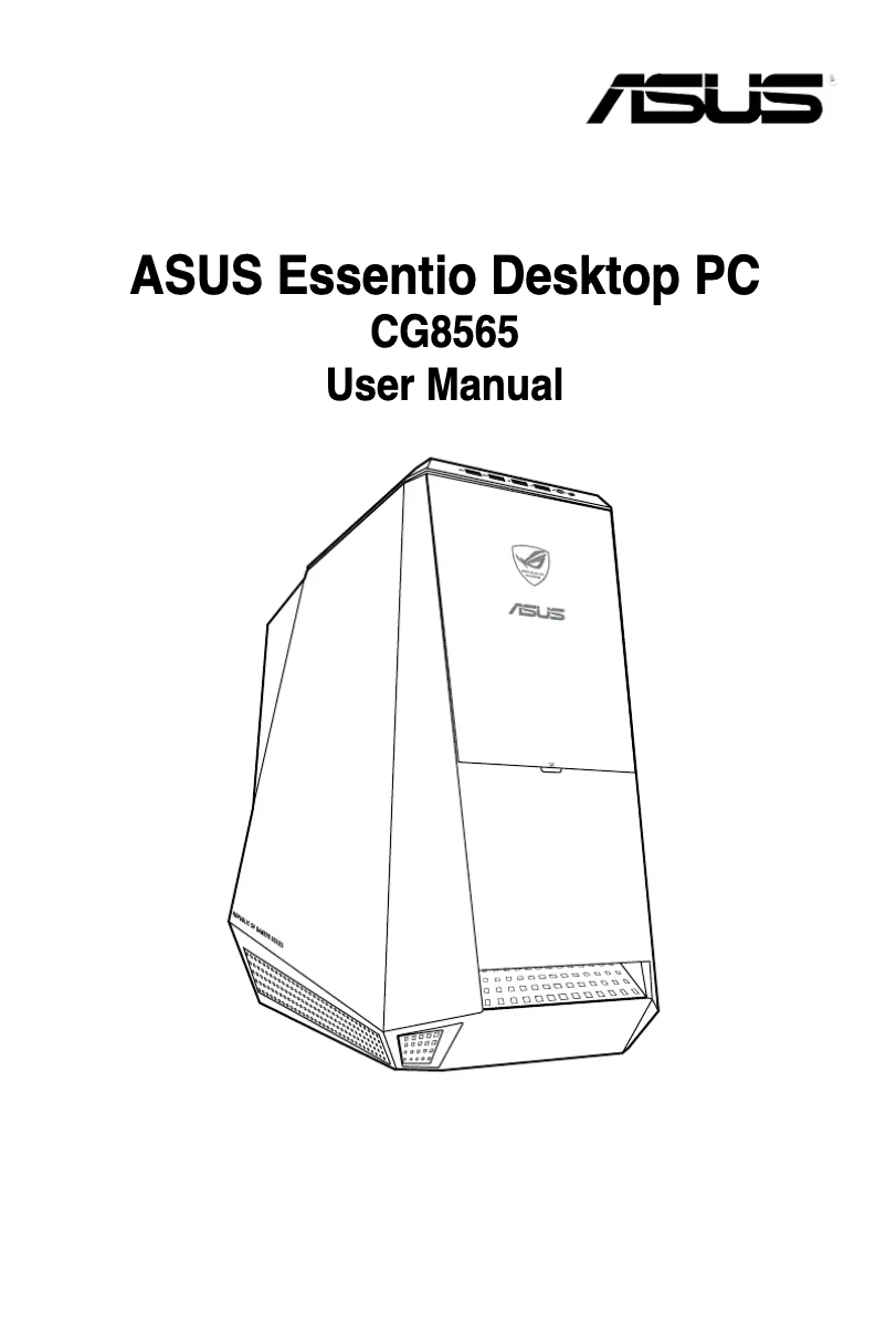 Página 1 del manual Manual de usuario Asus ROG CG8565