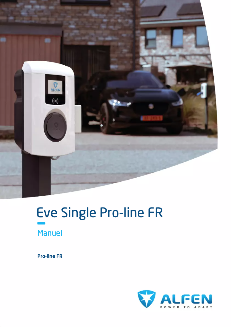 Página 1 del manual Guía de instalación Alfen Eve Single
