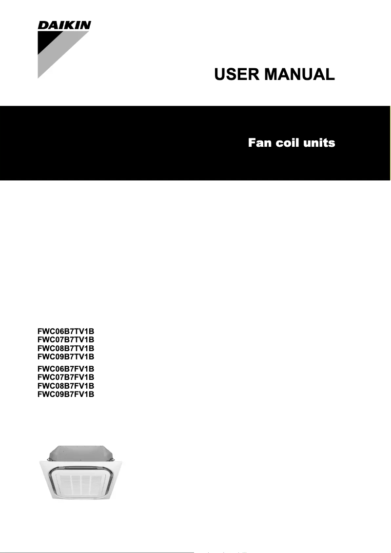 Imagen de la primera página del manual del dispositivo FWC08B5TV1B