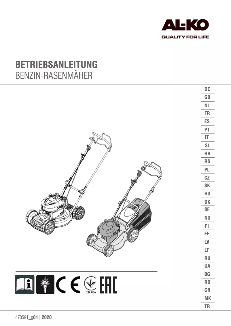 Imagen de la primera página del manual del dispositivo 520 SP-B