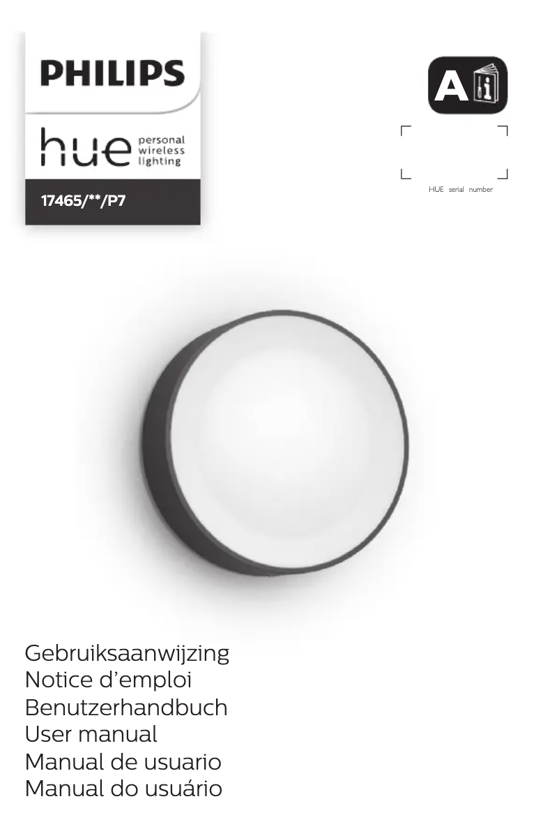 Imagen de la primera página del manual del dispositivo Hue Daylo