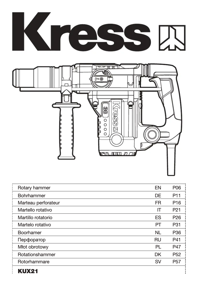 Página nº 1 - Manual de usuario Kress KUX21