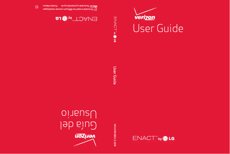 Imagen de la primera página del manual del dispositivo Enact