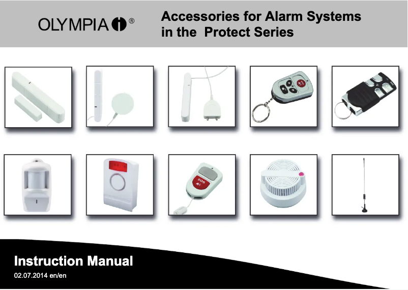 Página 1 del manual Manual de usuario Olympia PIR Sensor