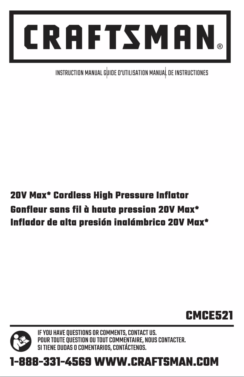 Imagen de la primera página del manual del dispositivo CMCE521