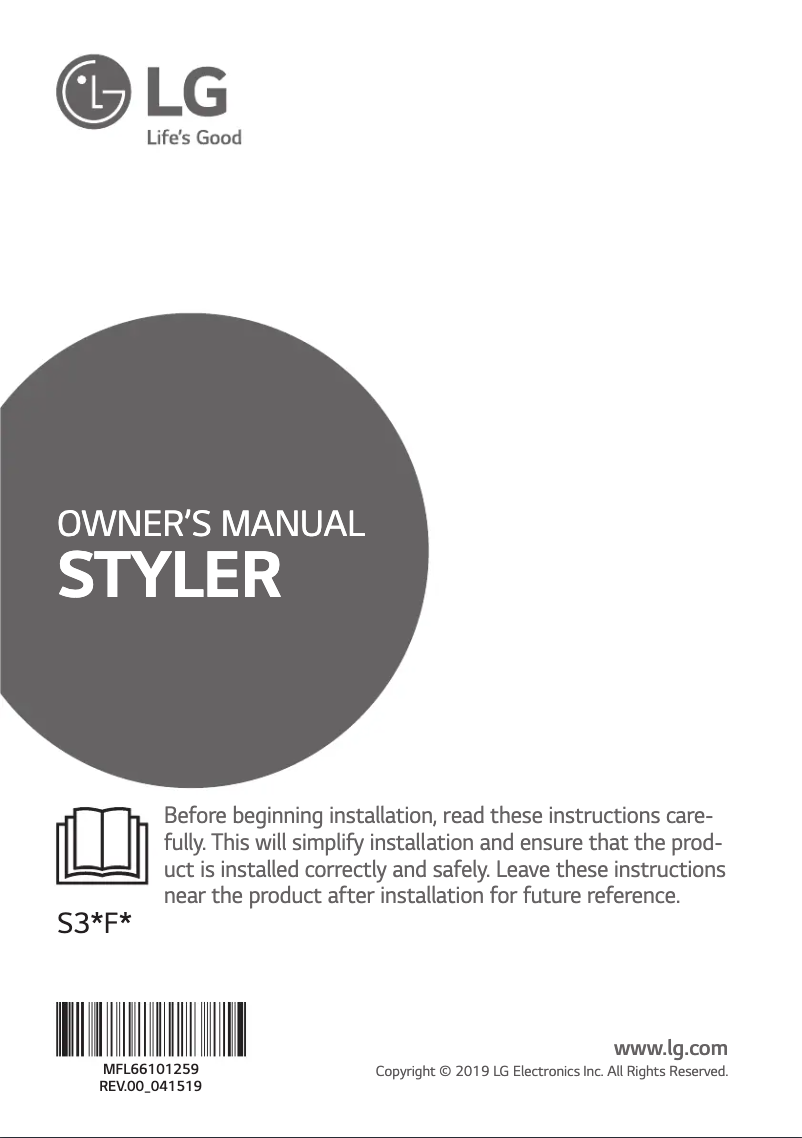 Imagen de la primera página del manual del dispositivo S5MB