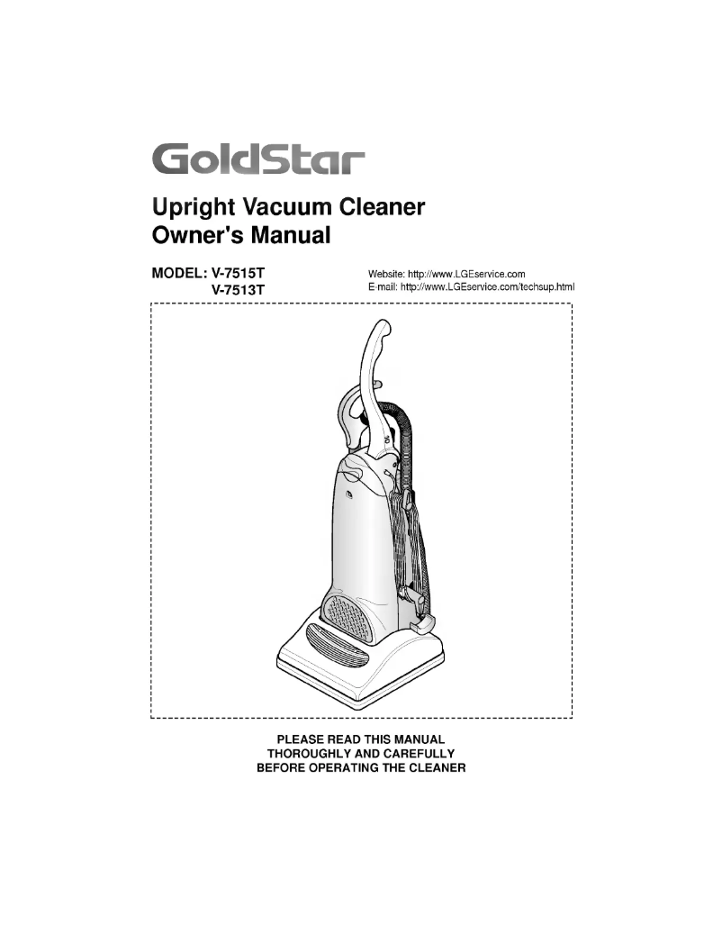 Página nº 1 - Manual de usuario LG V-7515T