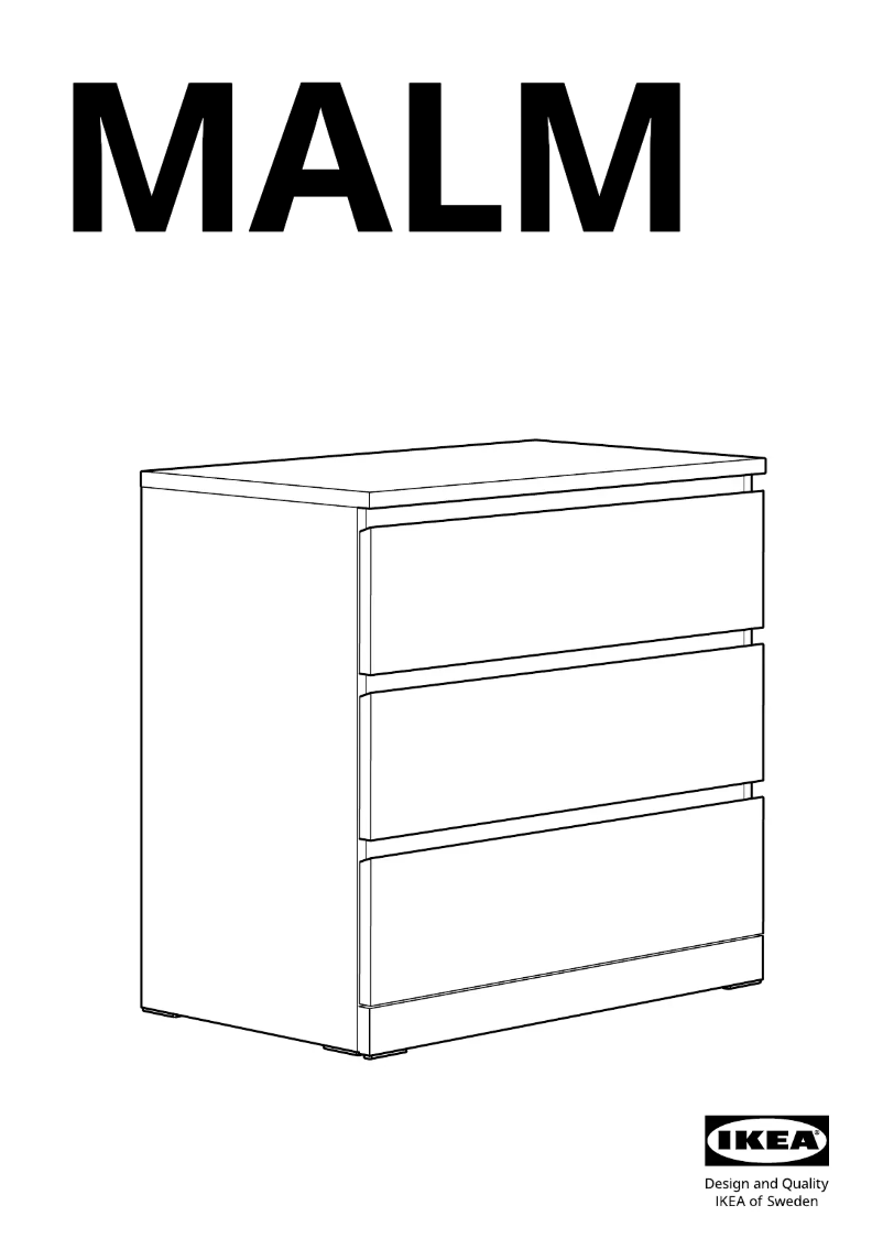 Página 1 del manual Manual de usuario Ikea MALM 205.763.03