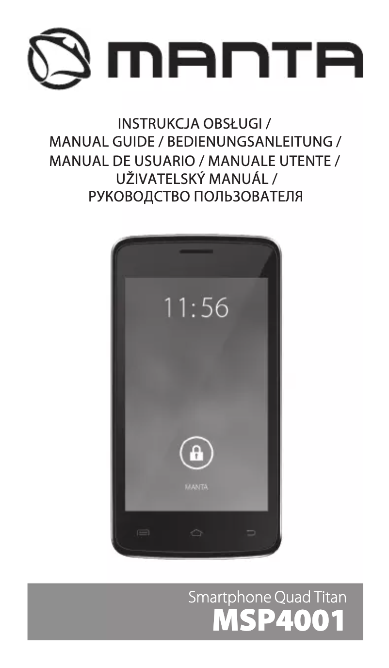 Página 1 del manual Manual de usuario Manta MSP4001
