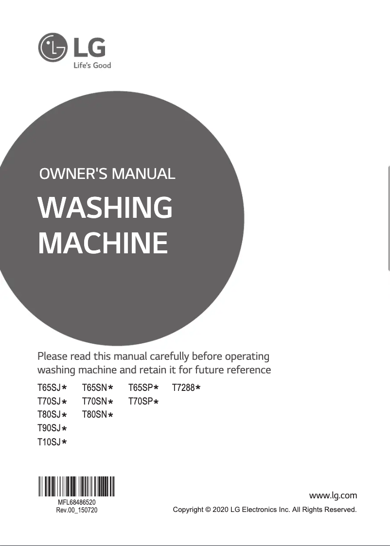 Imagen de la primera página del manual del dispositivo T65SPMB1Z