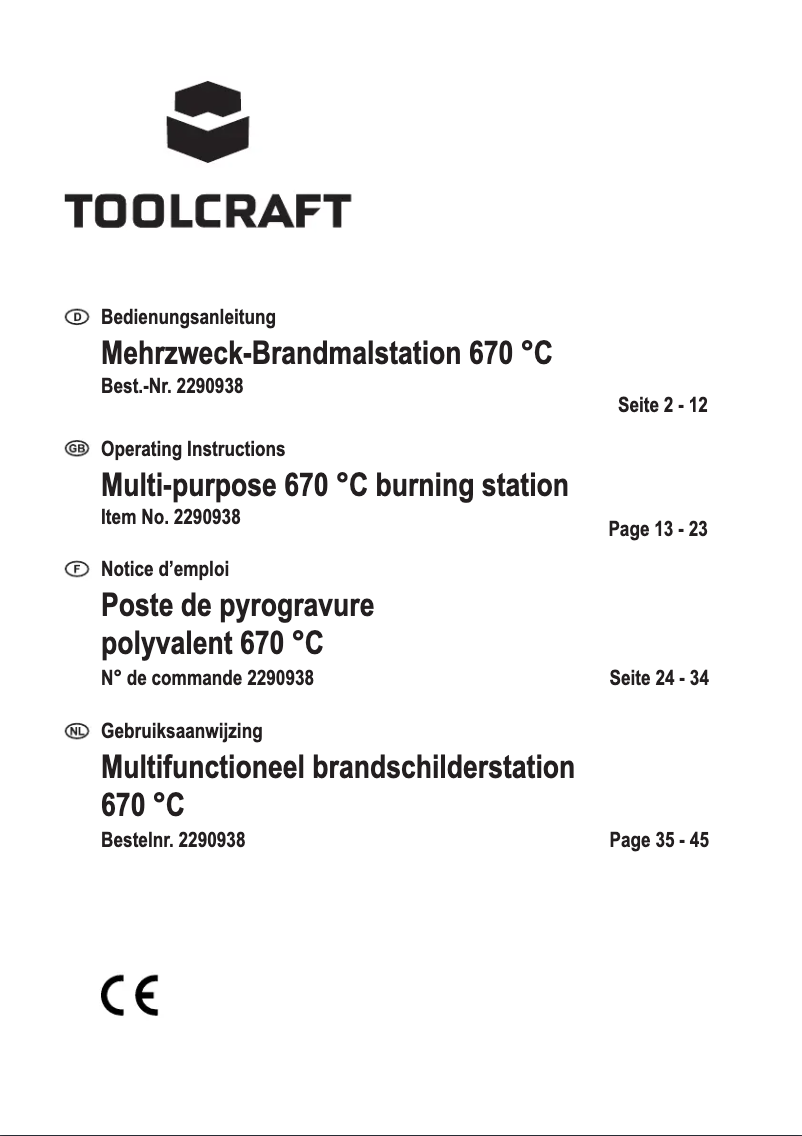 Página 1 del manual Manual de usuario Toolcraft TO-6872814