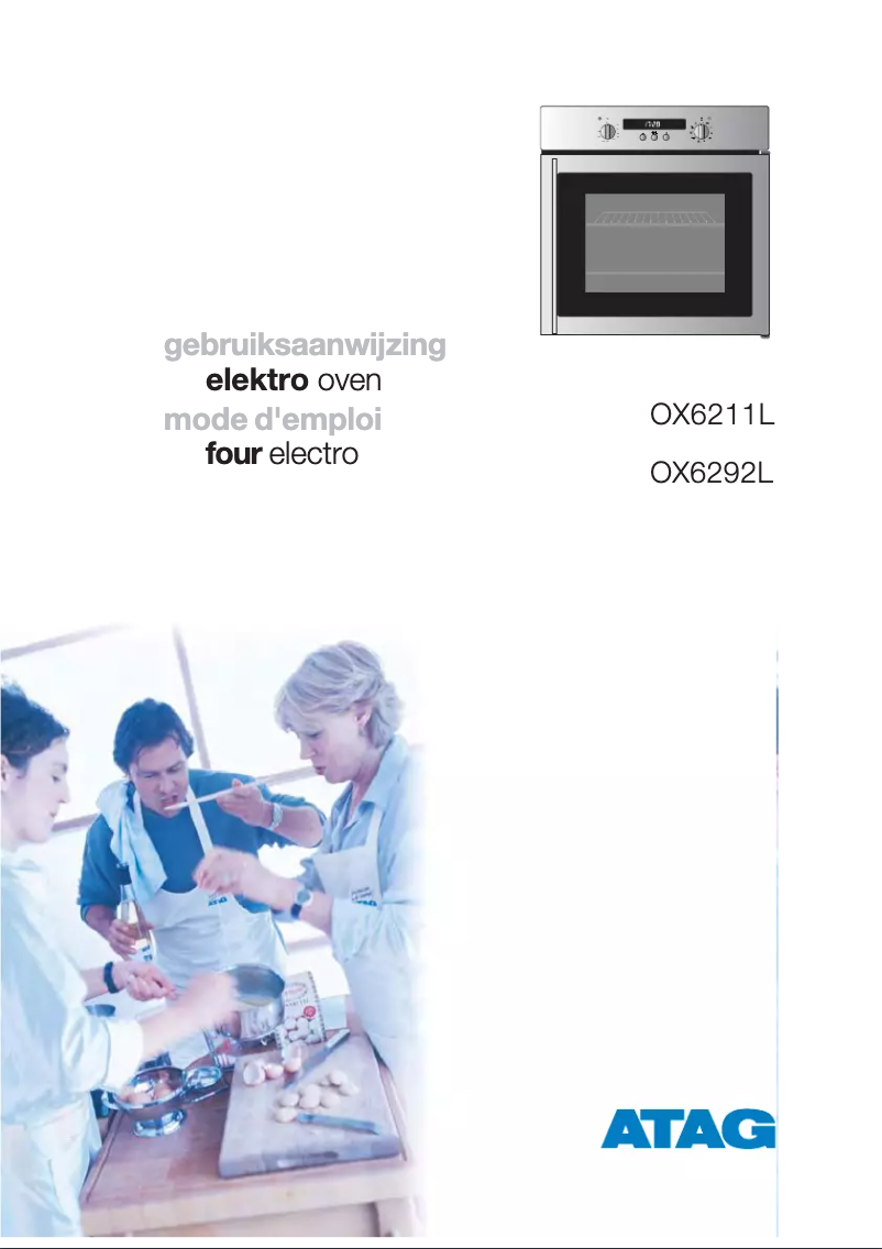 Página 1 del manual Manual de usuario Atag OX6211L