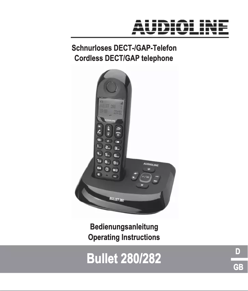 Imagen de la primera página del manual del dispositivo Bullet 280