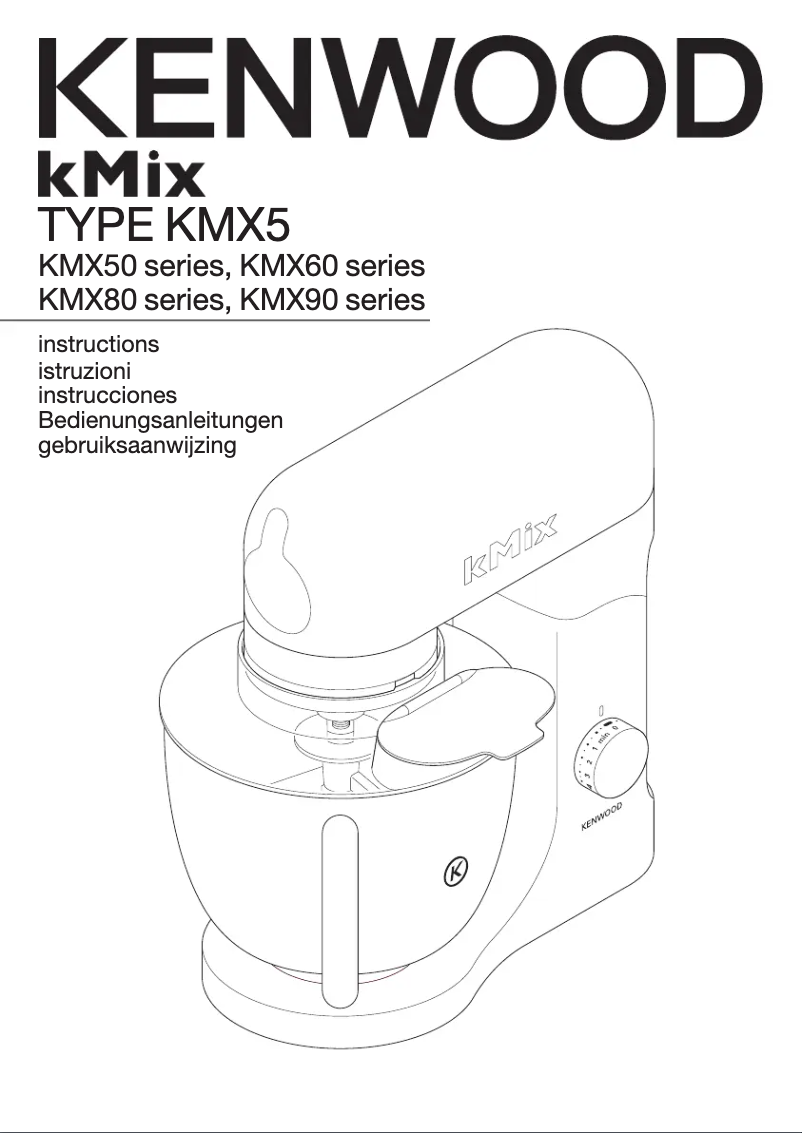 Imagen de la primera página del manual del dispositivo kMix KMX55