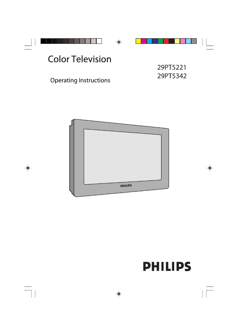 Imagen de la primera página del manual del dispositivo 29PT5342