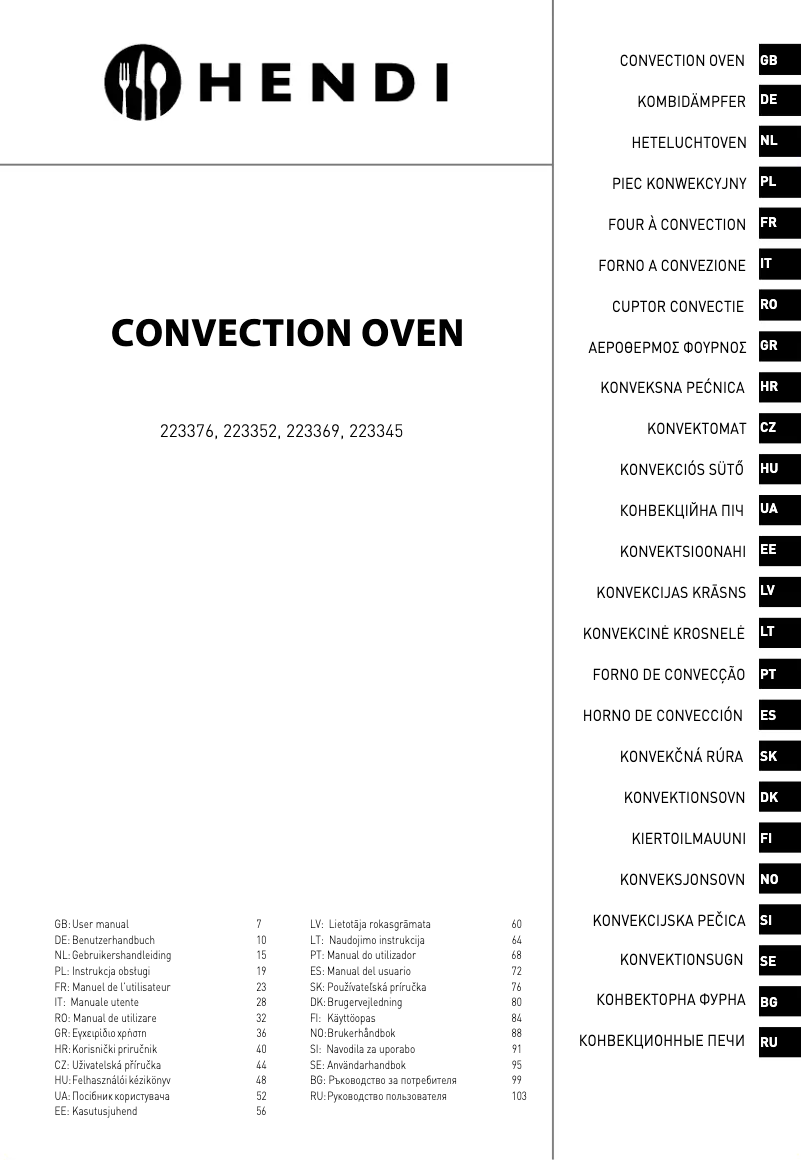 Imagen de la primera página del manual del dispositivo 223352