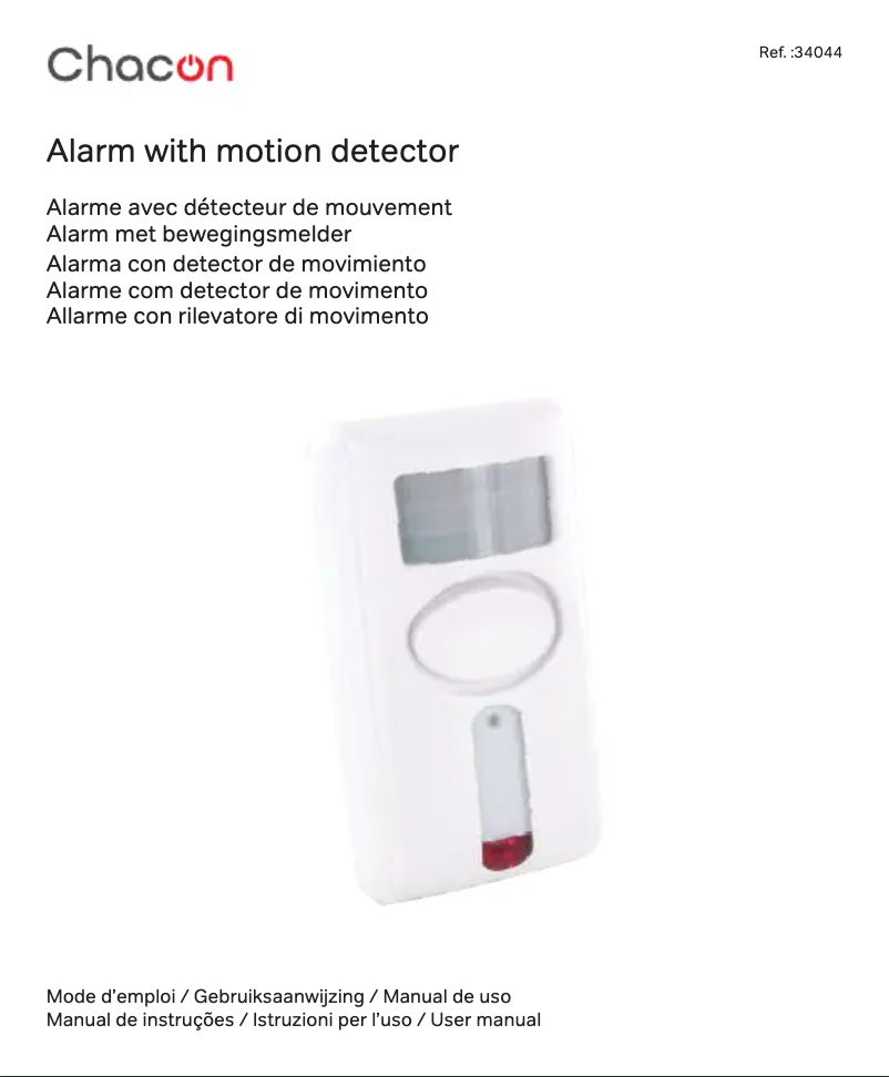 Imagen de la primera página del manual del dispositivo 34044