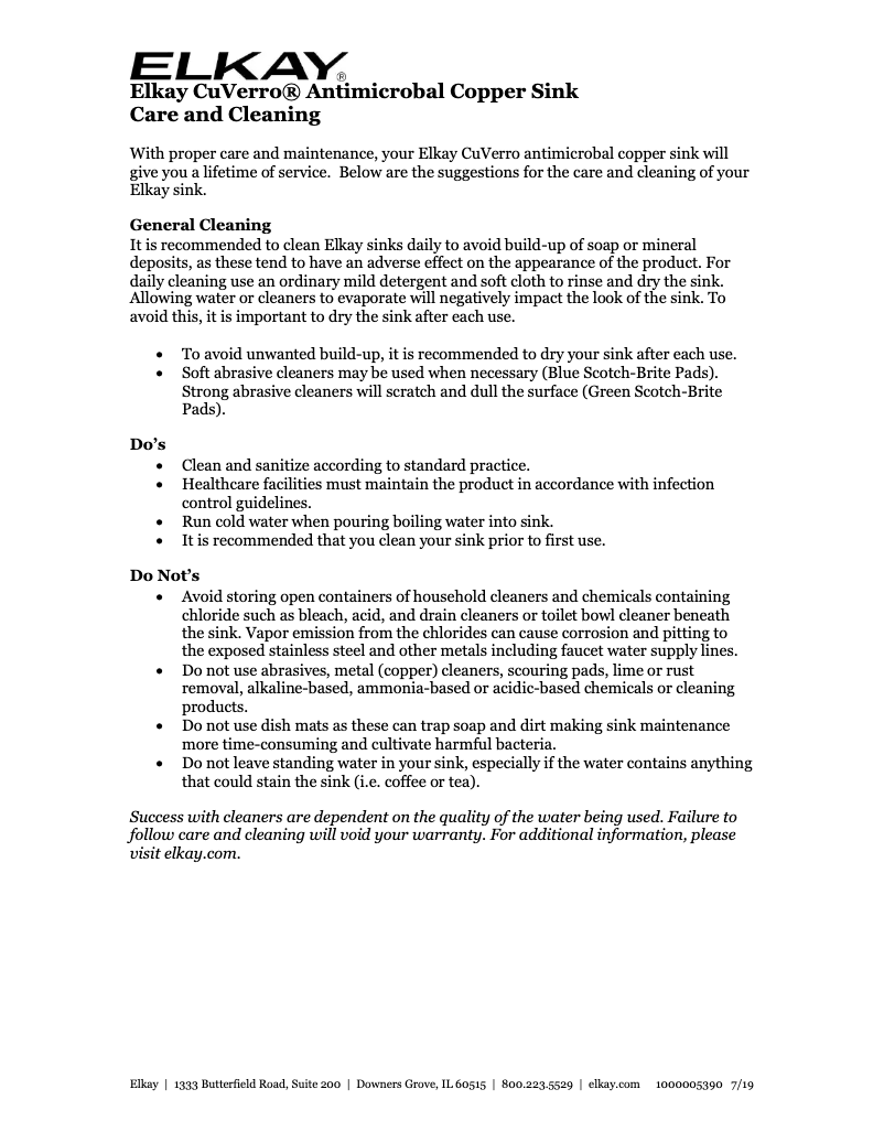 Imagen de la primera página del manual del dispositivo CuVerro LLVR19161-CU