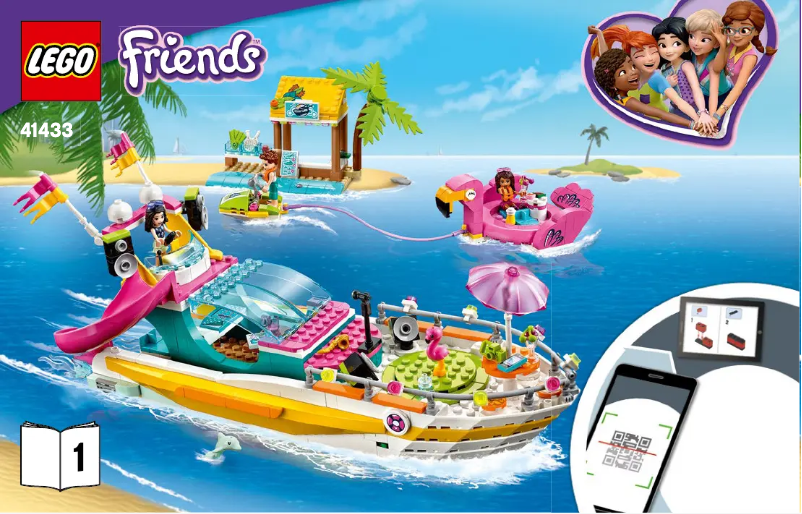 Página 1 del manual Manual de usuario Lego Friends 41433