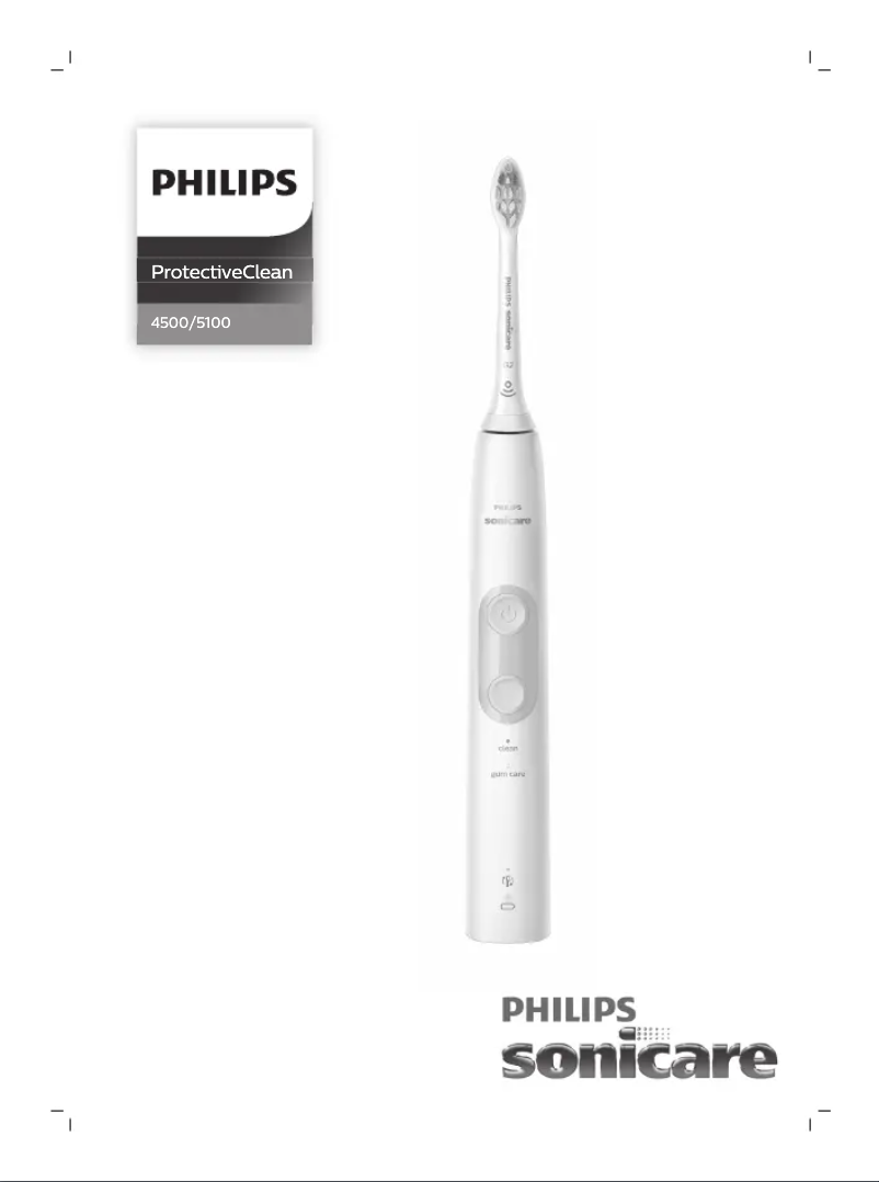 Página 1 del manual Manual de usuario Philips Sonicare ProtectiveClean 4500 HX6856