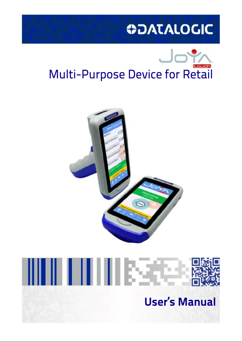 Página 1 del manual Manual de usuario Datalogic Joya Touch Plus