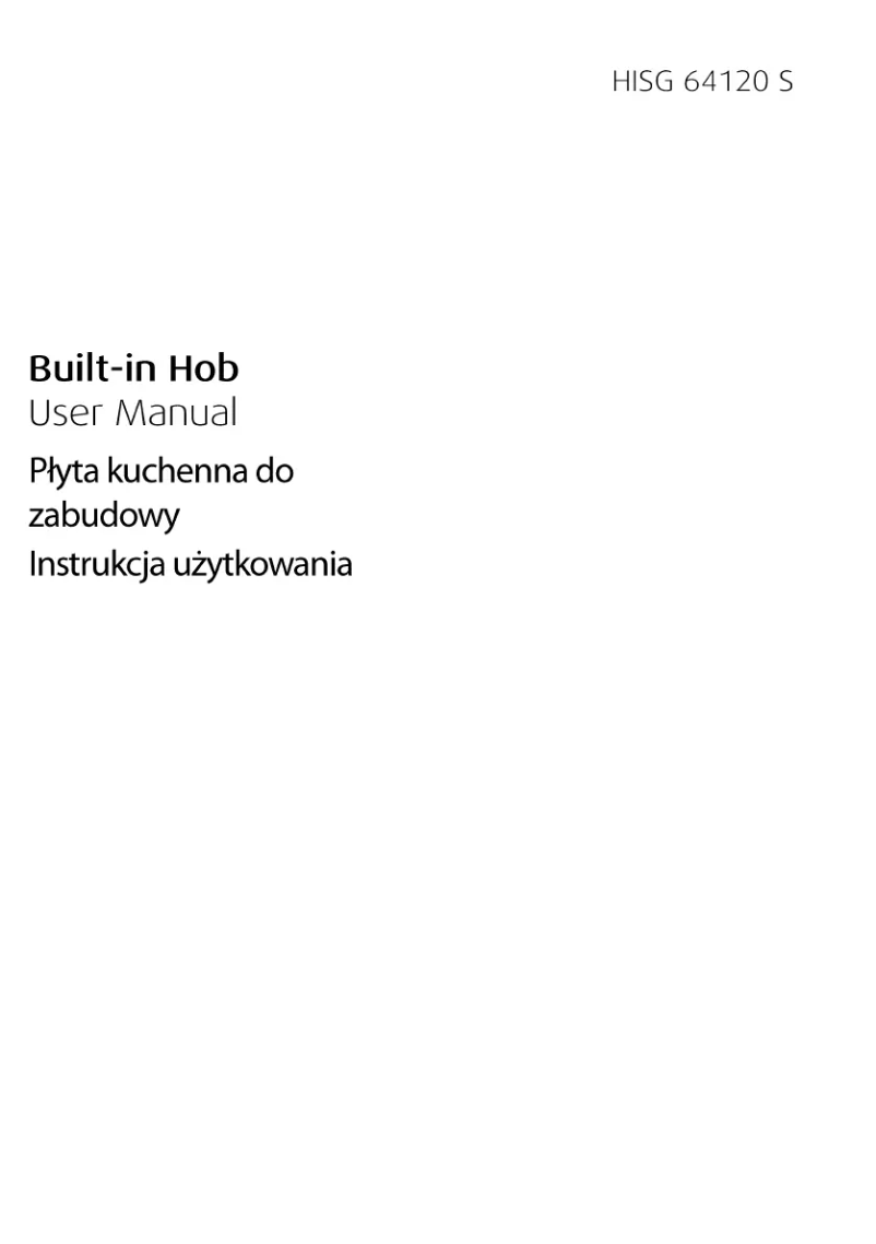 Página 1 del manual Manual de usuario Beko HISG 64120 SW