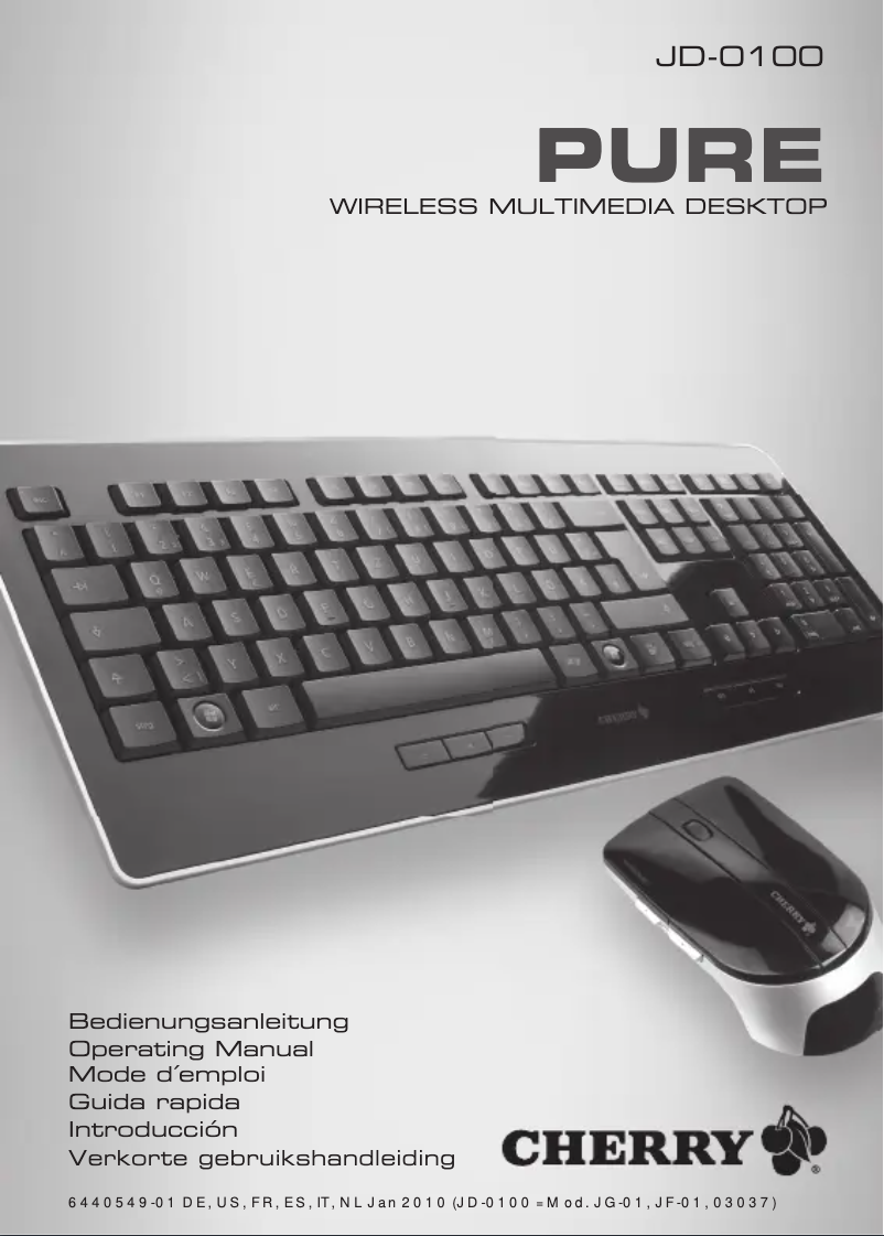 Página 1 del manual Manual de usuario Cherry PURE