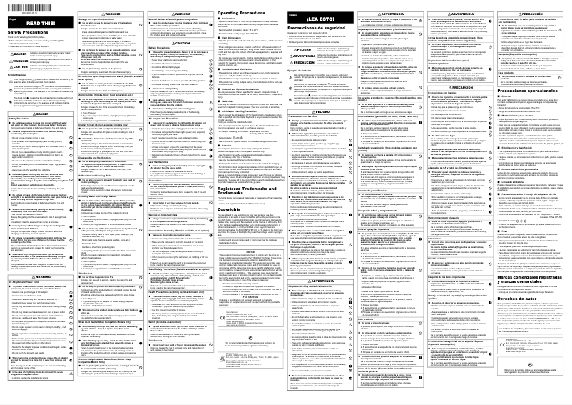 Imagen de la primera página del manual del dispositivo SA-81