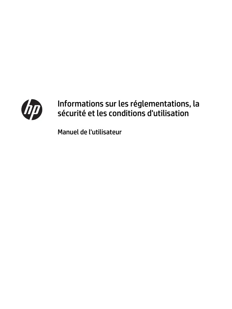 Página 1 del manual Manual de usuario HP EliteDesk 705 Mini G2