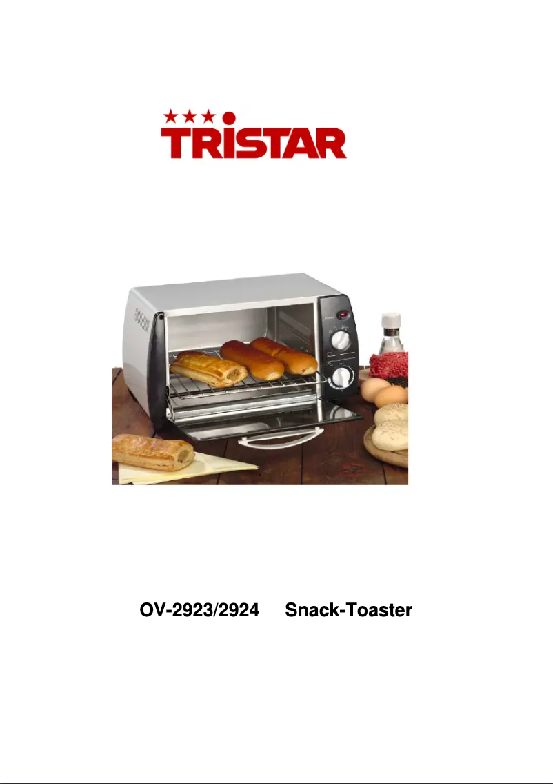 Página 1 del manual Manual de usuario TriStar OV-2923