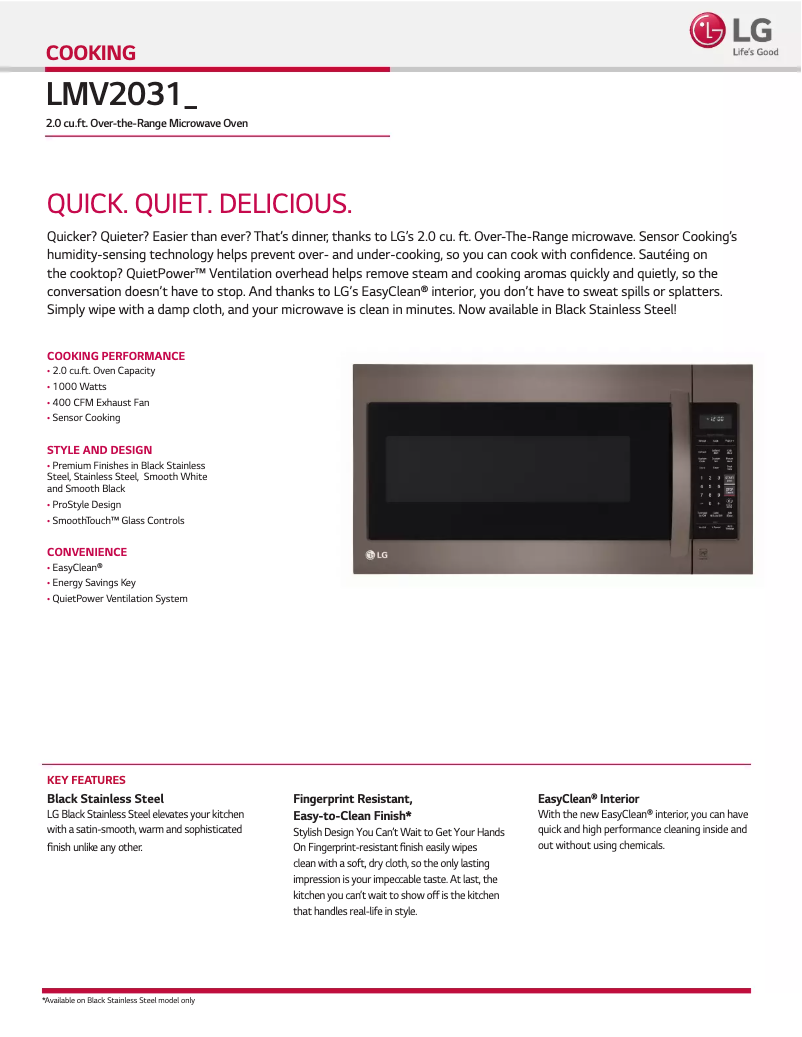 Imagen de la primera página del manual del dispositivo LMV2031BD