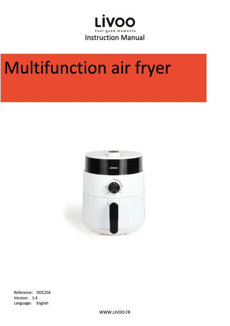 Página 1 del manual Manual de usuario Livoo DOC256