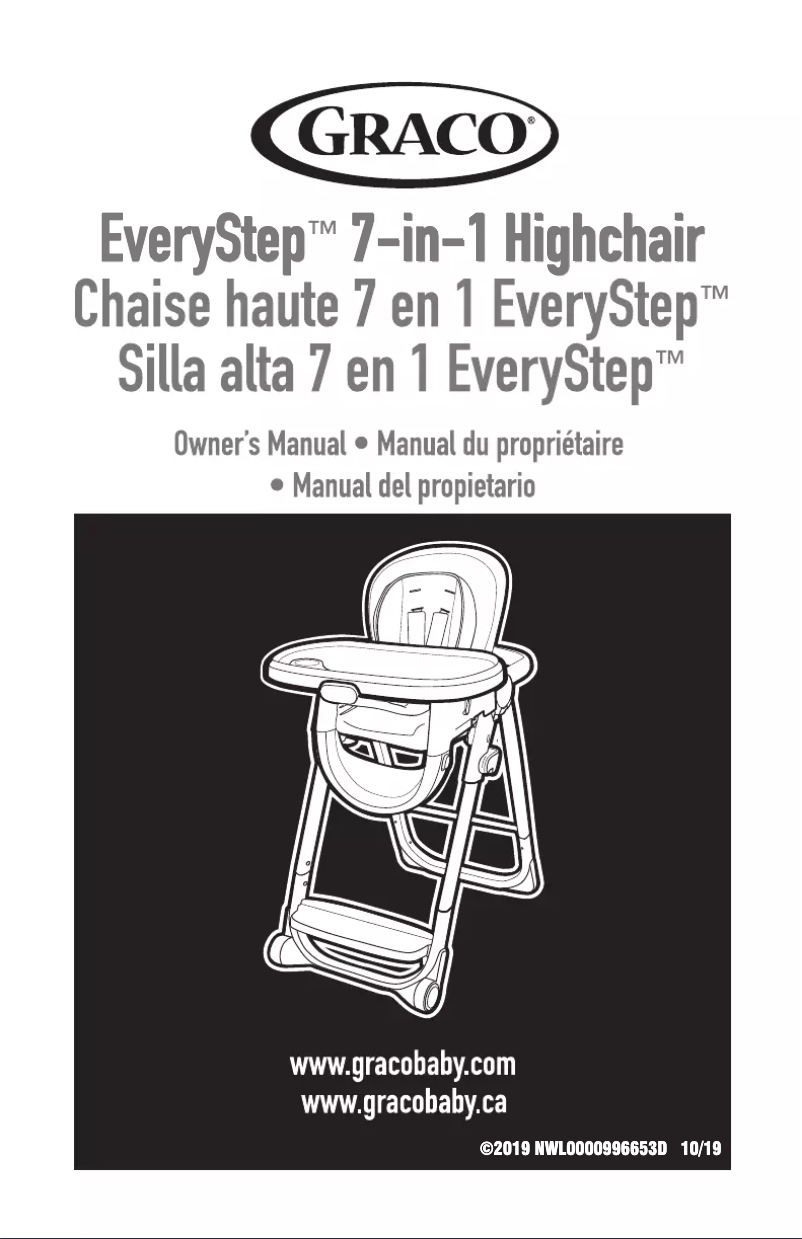 Página 1 del manual Manual de usuario Graco EveryStep