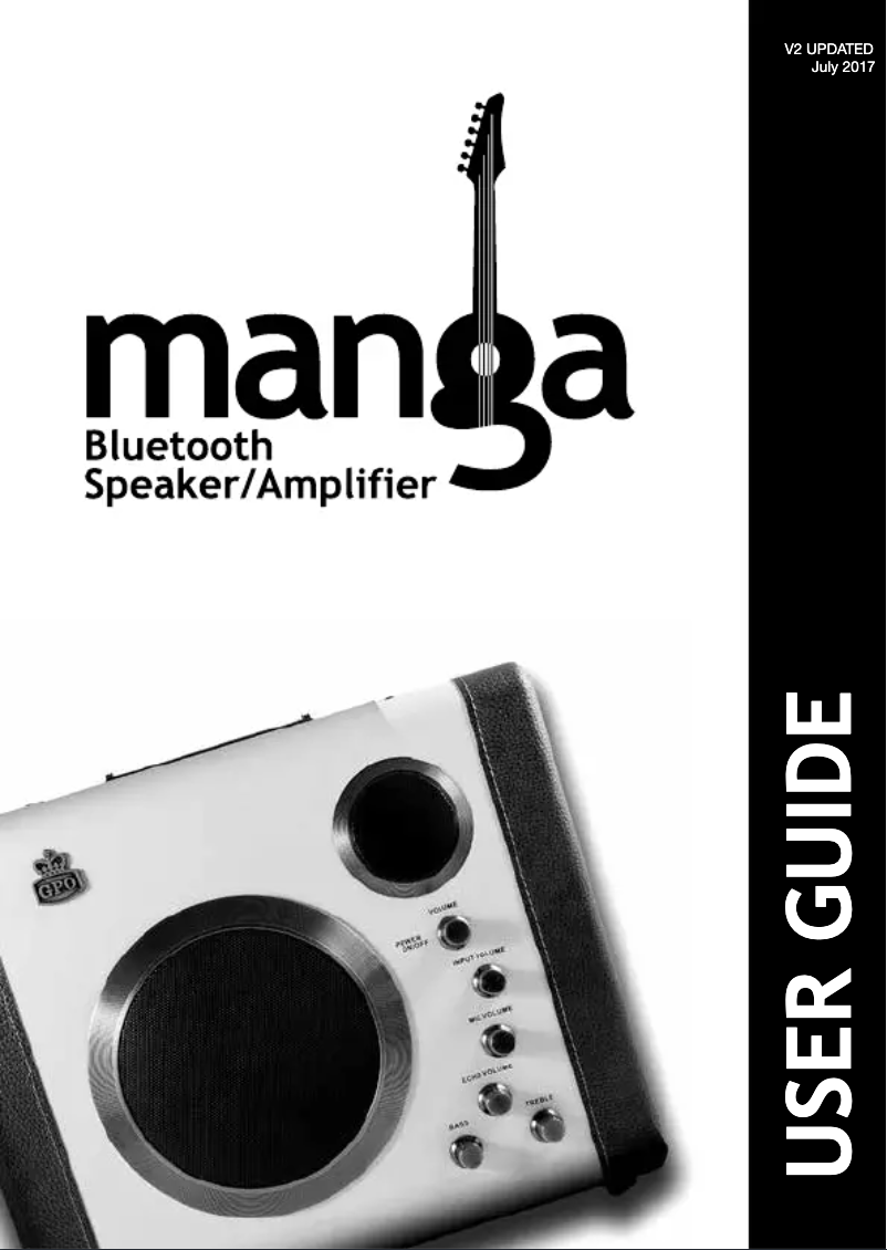 Imagen de la primera página del manual del dispositivo Manga