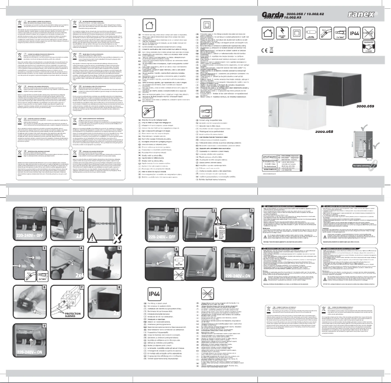 Página 1 del manual Manual de usuario Ranex Garda 10.002.62