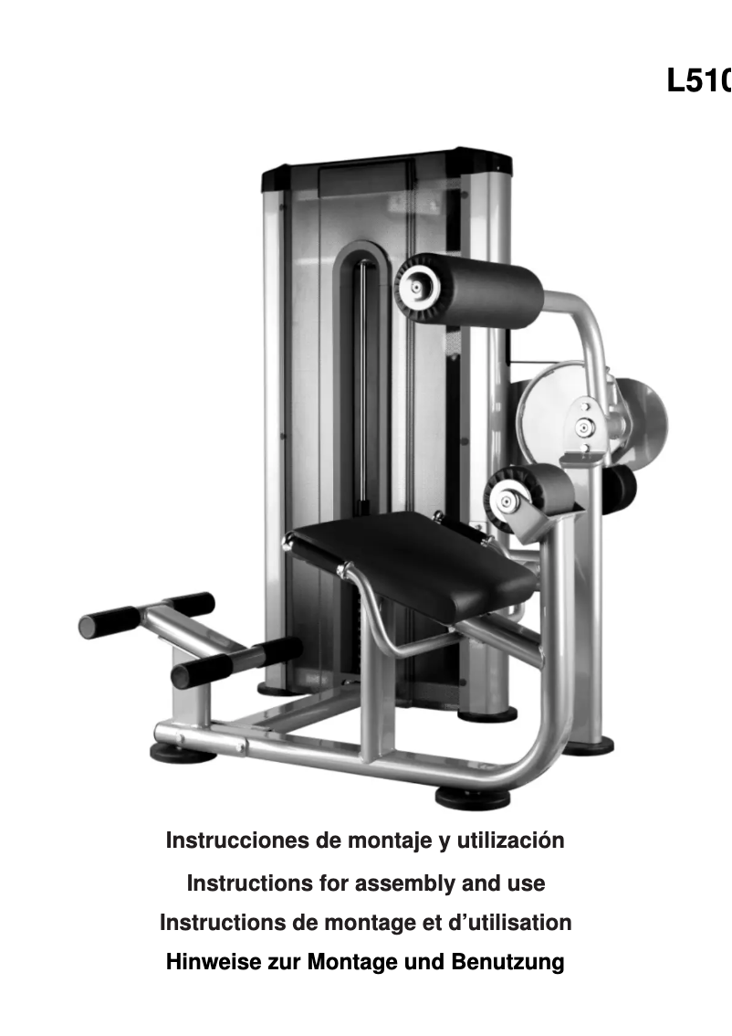 Imagen de la primera página del manual del dispositivo L510
