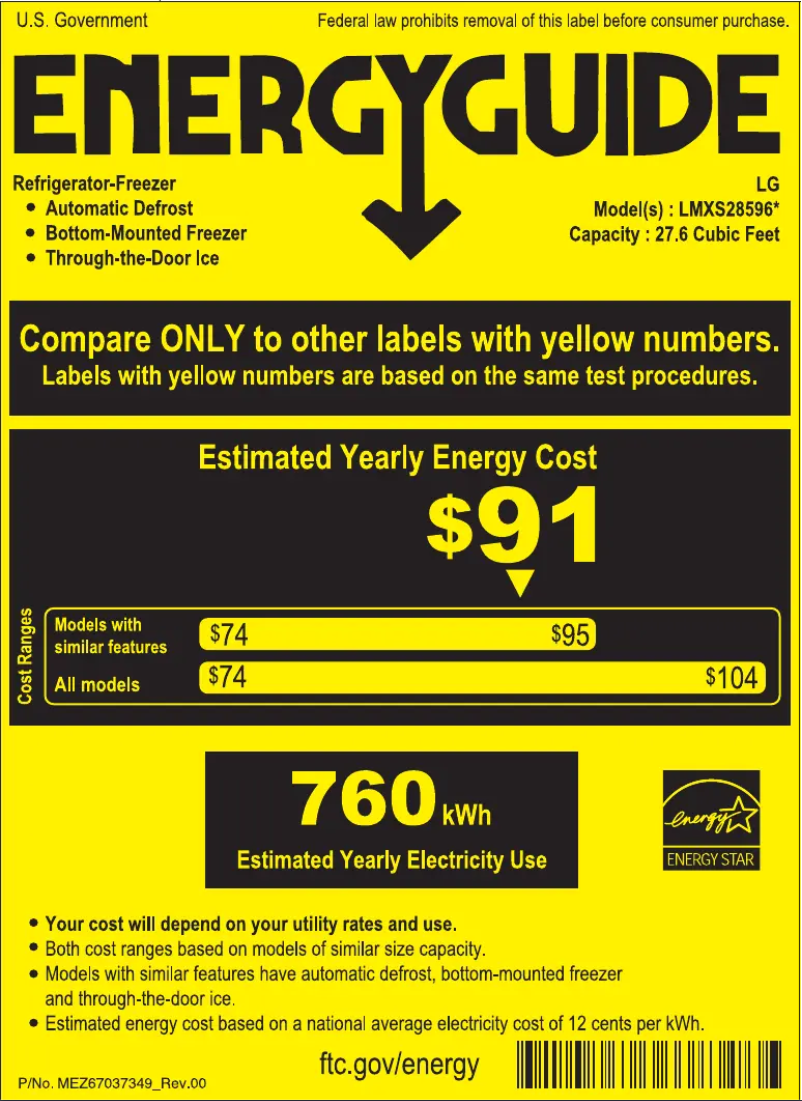 Imagen de la primera página del manual del dispositivo LFXS30726S