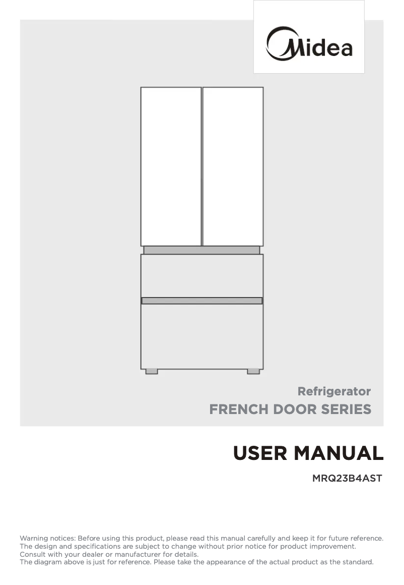 Imagen de la primera página del manual del dispositivo MRQ23B4AST