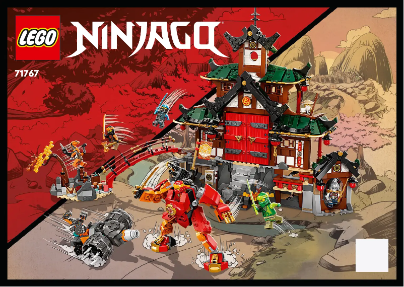 Imagen de la primera página del manual del dispositivo Ninjago 71767