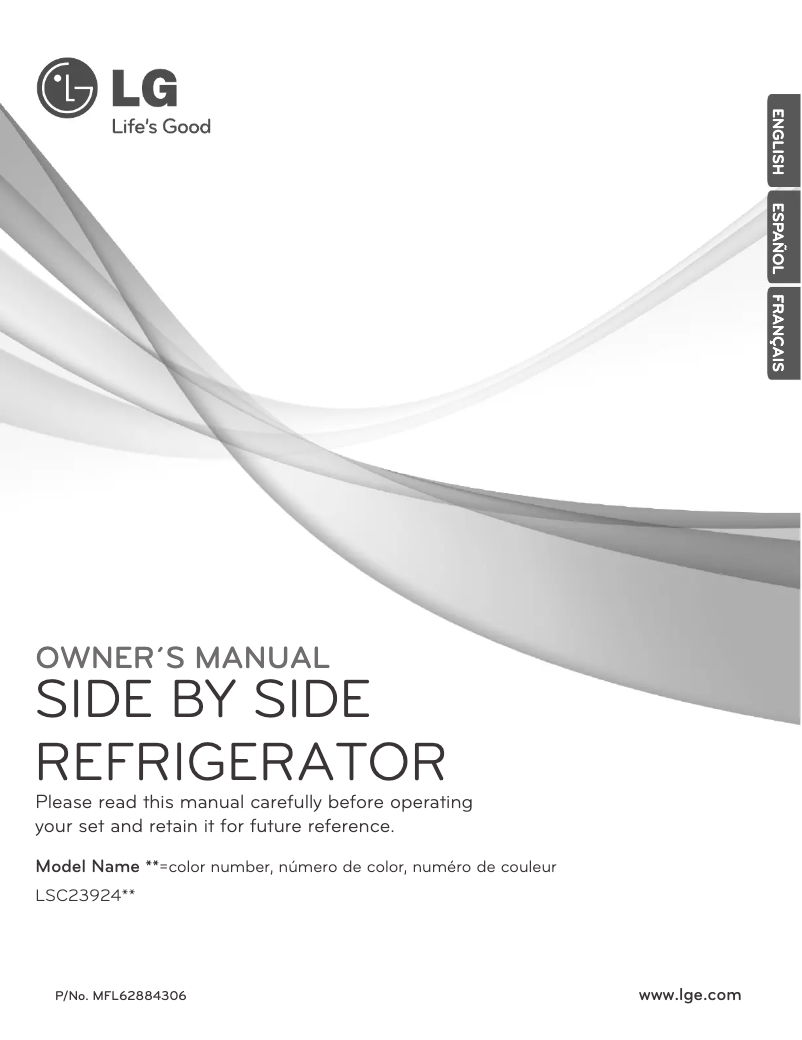 Imagen de la primera página del manual del dispositivo LSC23924SB